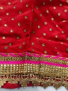 Red Ethnic Girls Clothing Set