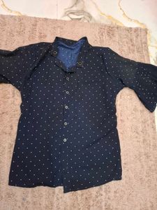 Polka Dot Black Top