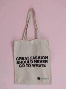 Tote Bag with Slogan
