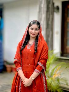 Premium Rangoli Crush Kurta Set For Women