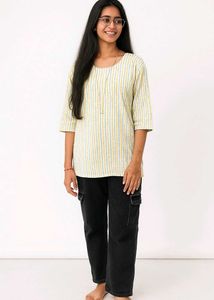 Striped Women's kurti