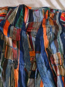 Striped Colorful Dress(shrug)