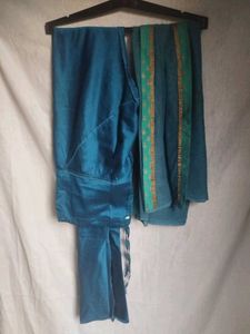 Blue &amp; Green Kurta Set