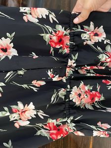 IMPORTED BLACK MIDI DRESS