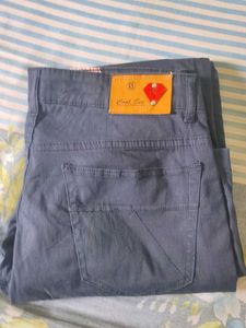 Men&#39;s Navy Blue Casual Pants