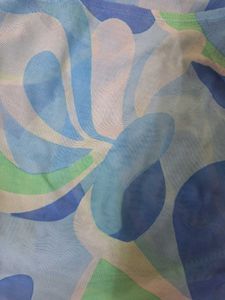 Blue &amp; Green Wrap Skirt