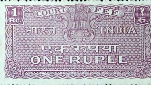 Vintage Indian Court Fee Stamps - Must Collect