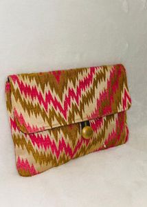 Chic Patterned Clutch