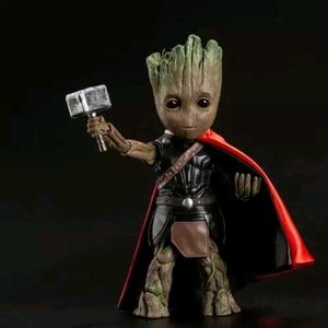 Baby Groot Action Figure Cos Thor Avenger