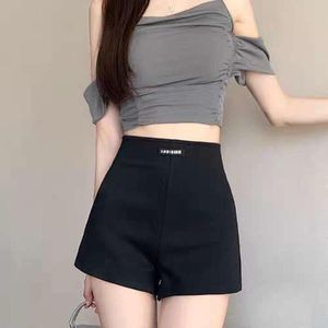 Chic Black High-Waisted Shorts
