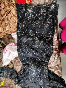 Glittery Black Suit With Statement Dupatta ✨🖤