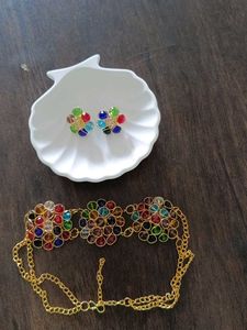Colorful Jewelry Set choker
