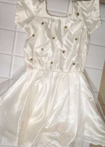 Satin Net Sequence Dress