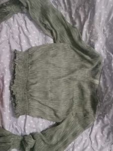 Olive Green Blouse
