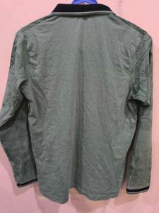 Green Fit Top For Girls