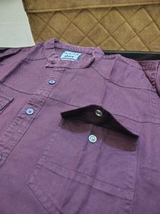 Maroon Casual Shirt