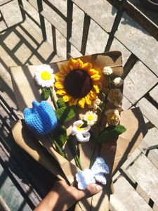 Pinterest Crochet flower bouquet