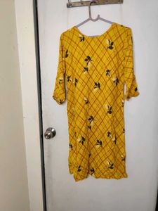 Yellow Floral Kurta