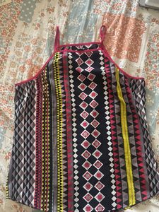 Patterned Tank Top