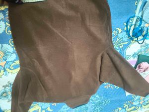 Brown Fleece Jacket for women in xl size