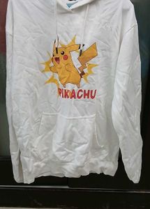 Pikachu Hoodie - Cozy & Fun! L Size
