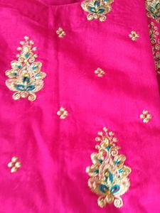 Silk Suit With New Sare