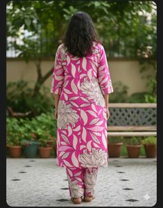 Floral Print Kurta Set