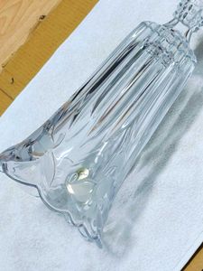 SOGA Japan Elegant Clear Glass Flower Vase