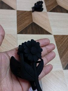 Flower Hair Claw Clips Set Of 2