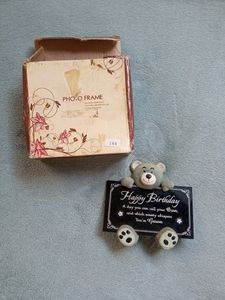 Happy Birthday Photo Frame Teddy bear Gift
