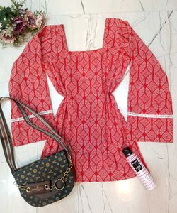 🆕 Corset Pinteresty Cherry Short Kurta ✨🎀