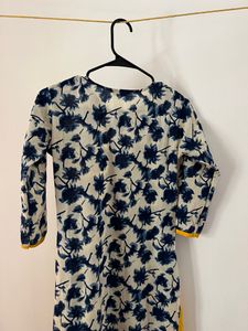 Blue Kurti From myntra