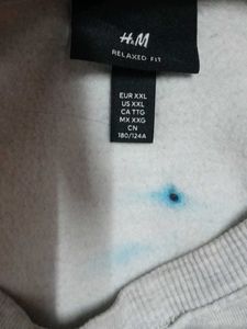 custom designed h&amp;m baggy sweatshirt