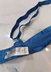 Blue Bra with Detail...36B