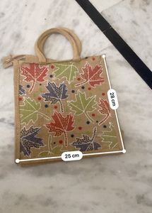 Jute Bag With Zip