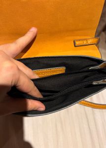 Accessorize London Mustard Crossbody Bag