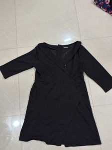 Chic Black Wrap Dress
