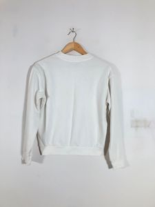 White Christmas Sweatshirt With DIY Sequin