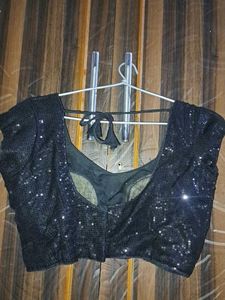 Sparkling Black Blouse