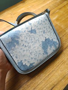 Beautiful Blue Forest Print Bag.