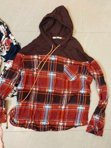 Multi Design Tops Cotton Good Condition