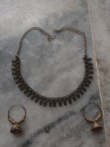 Necklace N Earings Set Antic