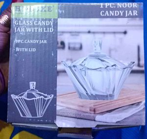 Glass Candy Jar with Lid