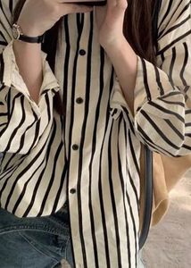 Striped Drop Shoulder Casual Shirt
