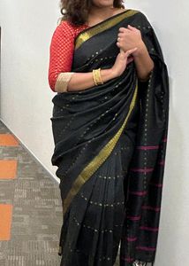 Gorgeous Black Saree