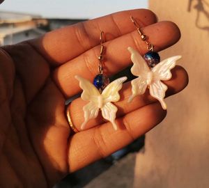 Handmade Butterfly Drop Earrings
