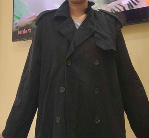 Classic Black Trench Coat