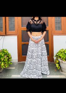 Cotton Embroiderd Long Skirt