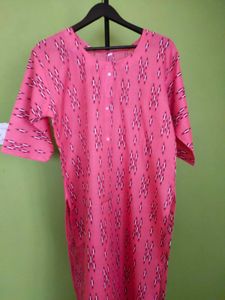 Pour Orisa Ikkat Cotton Kurti, New With Tag