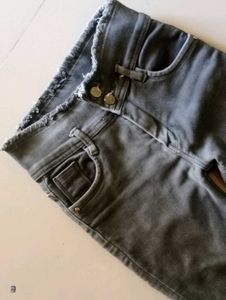 Grey Skinny Jeans For Girls